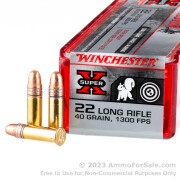 100 Rounds of 40gr CPRN .22 LR Ammo by Winchester