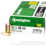 1000 Rounds of 130gr MC .38 Spl Ammo by Remington