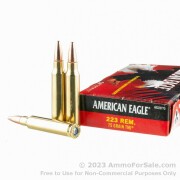 20 Rounds of 75gr TMJ .223 Ammo by Federal