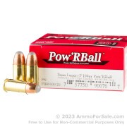 20 Rounds of 100gr Pow'RBall 9mm +P Ammo by Corbon