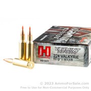 20 Rounds of 60gr V-MAX .224 Valkyrie Ammo by Hornady