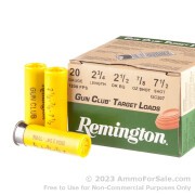 25 Rounds of 7/8 ounce #7 1/2 shot 20ga Ammo by Remington