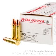 30 Carbine - 110 Grain FMJ - Winchester - 50 Rounds