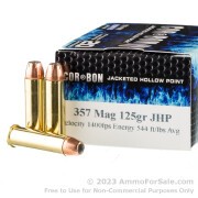 20 Rounds of 125gr JHP .357 Mag Ammo by Corbon