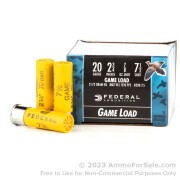 250 Rounds of 7/8 ounce #7 1/2 shot 20ga Ammo by Federal