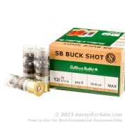 250 Rounds of  00 Buck 9 Pellet 12ga Ammo by Sellier & Bellot