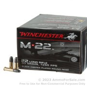 500 Rounds of 40gr CPRN .22 LR Ammo by Winchester M22