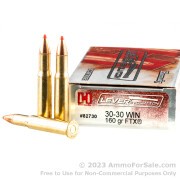 20 Rounds of 160gr FTX 30-30 Win Ammo by Hornady