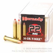 500 Rounds of 30gr V-MAX .22 WMR Ammo by Hornady Varmint Express