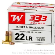 333 Rounds of 36gr CPHP .22 LR Ammo by Winchester