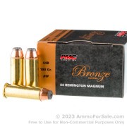 500 Rounds of 180gr JHP .44 Mag Ammo by PMC