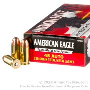 50 Rounds of 230gr TMJ .45 ACP Ammo by Federal