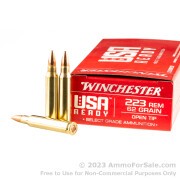 20 Rounds of 62gr Open Tip .223 Ammo by Winchester