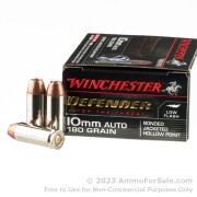 20 Rounds of 180gr JHP 10mm Ammo by Winchester