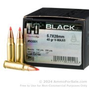 25 Rounds of 40gr V-MAX 5.7x28mm Ammo by Hornady