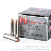 25 Rounds of 135gr JHP .357 Mag Ammo by Hornady