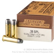 1000 Rounds of 158gr LFN .38 Spl Ammo by Magtech