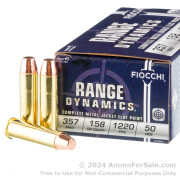 50 Rounds of 158gr TMJ .357 Mag Ammo by Fiocchi