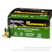 525 Rounds of 40gr LRN .22 LR Ammo by Remington
