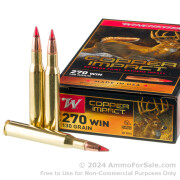 20 Rounds of 130gr Copper Extreme Point .270 Win Ammo by Winchester