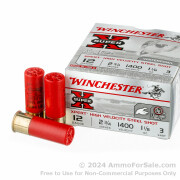25 Rounds of 1 1/8 ounce #3 steel shot 12ga Ammo by Winchester