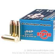 50 Rounds of 240gr JHP .44 Mag Ammo by Prvi Partizan