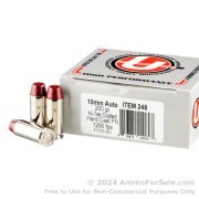 200 Rounds of 200gr Hard Cast 10mm Ammo by Underwood