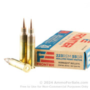 20 Rounds of 55gr HP Match .223 Ammo by Hornady