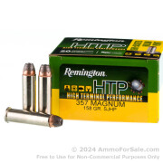 20 Rounds of 158gr SJHP .357 Mag Ammo by Remington