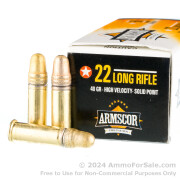 5000 Rounds of 40gr CPRN .22 LR Ammo by Armscor Precision