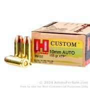 200 Rounds of 155gr JHP 10mm Ammo by Hornady