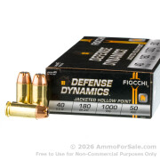 50 Rounds of 180gr JHP .40 S&W Ammo by Fiocchi