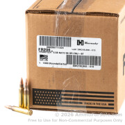 1000 Rounds of 55gr FMJ M193 5.56x45 Ammo by Hornady