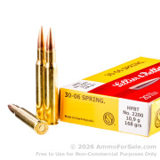 20 Rounds of 168gr HPBT 30-06 Springfield Ammo by Sellier & Bellot