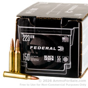 600 Rounds of 55gr FMJ .223 Ammo by Federal