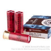 5 Rounds of 1 1/4 ounce Rifled Slug HP 12ga Ammo by Federal Power-Shok 1,600 fps