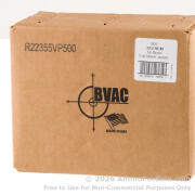500 Rounds of Reloaded 55gr FMJ .223 Ammo by BVAC