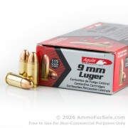 50 Rounds of 115gr FMJ 9mm Ammo by Aguila