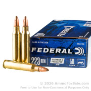 500  Rounds of 50gr JHP .223 Ammo by Federal