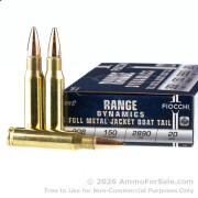 20 Rounds of 150gr FMJBT .308 Win Ammo by Fiocchi