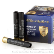25 Rounds of 000 Buck/BB Shot 410ga Ammo by Sellier & Bellot