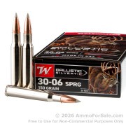20 Rounds of 150gr Polymer Tipped 30-06 Springfield Ammo by Winchester
