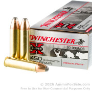 20 Rounds of 260gr SP .450 Bushmaster Ammo by Winchester