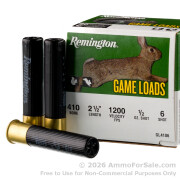 20 Rounds of 1/2 ounce #6 shot .410 Ammo by Remington