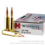 20 Rounds of 95gr SST .243 Win Ammo by Hornady