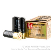 100 Rounds of 00 Buck 12ga Ammo by Hornady Critical Defense