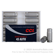 10 Rounds of 120gr #9 shot .45 ACP Ammo by CCI