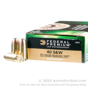 50 Rounds of 125gr Frangible .40 S&W Ammo by Federal