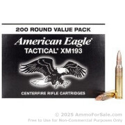 200 Rounds of 55gr FMJ 5.56x45 Ammo by Federal