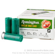 25 Rounds of 1 ounce #8 shot 12ga Ammo by Remington Gun Club Target Loads